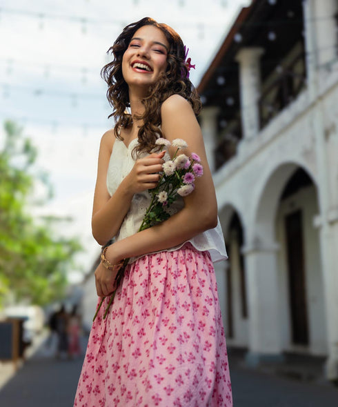 Front Buttoned Delicate Top